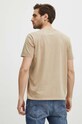 Odzież T-shirt bawełniany męski z nadrukiem kolor beżowy RS24.TSM607 beżowy