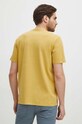 Odzież T-shirt bawełniany męski z domieszką elastanu z nadrukiem kolor żółty RS24.TSM624 żółty