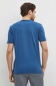 Odzież T-shirt bawełniany męski z domieszką elastanu z nadrukiem kolor niebieski RS24.TSM624 niebieski