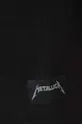 Bavlnené tričko pánske Metallica čierna farba
