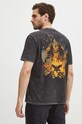 Odzież T-shirt bawełniany męski Metallica kolor czarny RS24.TSM653 czarny