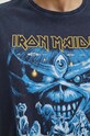 T-shirt bawełniany męski Iron Maiden kolor granatowy RS24.TSM654 granatowy