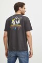 Odzież T-shirt bawełniany męski Alice Cooper kolor szary RS24.TSM655 szary