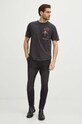 T-shirt bawełniany męski Scarface kolor szary szary RS24.TSM656