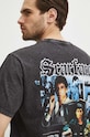 Bavlnené tričko pánske Scarface šedá farba RS24.TSM656 sivá