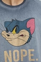 Bavlněné tričko pánské Tom and Jerry šedá barva RS24.TSM657