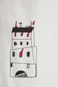 T-shirt bawełniany męski z kolekcji Jerzy Nowosielski x Medicine kolor beżowy RS24.TSM670