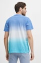 T-shirt bawełniany męski z kolekcji Jerzy Nowosielski x Medicine kolor niebieski niebieski RS24.TSM678