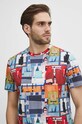 T-shirt bawełniany męski z kolekcji Jerzy Nowosielski x Medicine kolor multicolor RS24.TSM679 multicolor