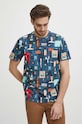 T-shirt bawełniany męski z kolekcji Jerzy Nowosielski x Medicine kolor multicolor RS24.TSM682 multicolor