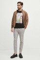 Odzież T-shirt bawełniany męski z kolekcji Jerzy Nowosielski x Medicine kolor czarny RS24.TSM683 czarny