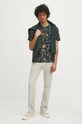 T-shirt bawełniany męski z domieszką elastanu wzorzysty kolor multicolor RS24.TSM701 multicolor RS24
