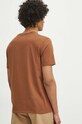 Odzież T-shirt bawełniany męski z domieszką elastanu z nadrukiem kolor brązowy RS24.TSM704 brązowy