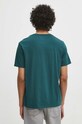 Odzież T-shirt bawełniany męski z nadrukiem kolor zielony RS24.TSM706 turkusowy