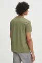 Bavlnené tričko pánsky zelená farba Hlavný materiál: 100 % Bavlna
