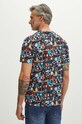 Odzież T-shirt bawełniany męski wzorzysty kolor czarny RS24.TSM722 czarny