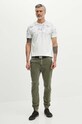 T-shirt bawełniany męski kolor biały RS24.TSM807 biały RS24