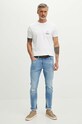 T-shirt bawełniany męski z nadrukiem kolor biały RS24.TSM811 biały RS24