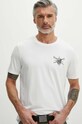 Odzież T-shirt bawełniany męski kolor biały RS24.TSM815 biały