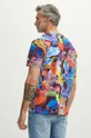 multicolor T-shirt bawełniany męski z domieszką elastanu z kolekcji Jane Tattersfield kolor multicolor
