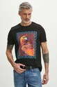 T-shirt bawełniany męski z kolekcji Jane Tattersfield x Medicine kolor czarny RS24.TSM857 czarny RS24