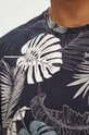 T-shirt bawełniany męski wzorzysty kolor czarny RS24.TSM930 czarny