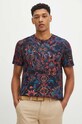 T-shirt bawełniany męski wzorzysty kolor multicolor RS24.TSM930 multicolor RS24