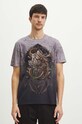 T-shirt bawełniany męski z domieszką elastanu z kolekcji Tatra Legends kolor szary RS24.TSMA51 szary RS24