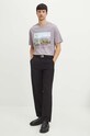 Îmbrăcăminte Medicine tricou din bumbac RS24.TSMA52 violet