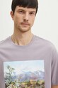 Medicine tricou din bumbac RS24.TSMA52 violet