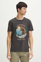 T-shirt bawełniany męski z kolekcji Tatrzański Park Narodowy x Medicine kolor szary RS24.TSMA53 szary RS24
