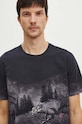 T-shirt bawełniany męski z kolekcji Tatra Legends kolor czarny RS24.TSMA55 czarny RS24