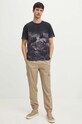 Odzież T-shirt bawełniany męski z domieszką elastanu z kolekcji Tatra Legends kolor czarny RS24.TSMA55 czarny