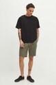 T-shirt bawełniany męski gładki kolor szary RS24.TSMB05 szary RS24