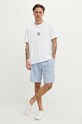 T-shirt bawełniany męski z nadrukiem kolor biały RS24.TSMB25 biały RS24