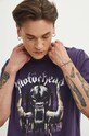 T-shirt bawełniany męski Motörhead kolor fioletowy fioletowy RS24.TSMB58