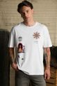 Bavlněné tričko pánské s potiskem Tattoo Art bílá barva RS24.TSMC50 bílá RS24