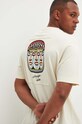 T-shirt bawełniany męski Tattoo Art by Oliwia Zaciera - Spirit Voyager kolor beżowy RS24.TSMC51 beżowy RS24