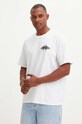 Bavlnené tričko pánske s prímesou elastanu Tattoo Art biela farba biela RS24.TSMC55