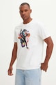 Bavlnené tričko pánske s potlačou Tattoo Art biela farba RS24.TSMC60 biela RS24