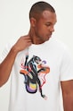 Bavlnené tričko pánske s potlačou Tattoo Art biela farba RS24.TSMC60 biela