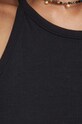 Top bawełniany damski kolor czarny RS24.TTD0B3 czarny