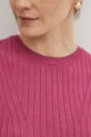 Top damski sweterkowy kolor różowy Damski