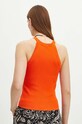 Odzież Top damski z dekoltem halter kolor pomarańczowy RS24.TTD900 pomarańczowy