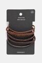 Akcesoria Bransoletki męskie plecione (5-pack) kolor multicolor RS25.ABM501 multicolor