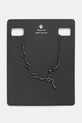 Náhrdelník dámsky s ozdobnými prvkami čierna farba čierna RS25.ASD501