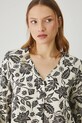 Medicine bluza din amestec de in bej RS25.BDD070