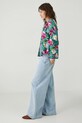 Medicine bluza din amestec de in RS25.BDD070 turcoaz RS25