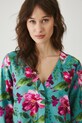 Medicine bluza din amestec de in turcoaz RS25.BDD070
