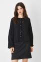Bluzka damska oversize z ozdobnymi haftami kolor czarny pozostałe czarny RS25.BDD102